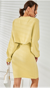 Robe pull en tricot Dixie deux pièces